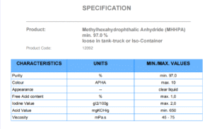 Methyl Hexahydrophthalic Anhydride (MHHPA)
